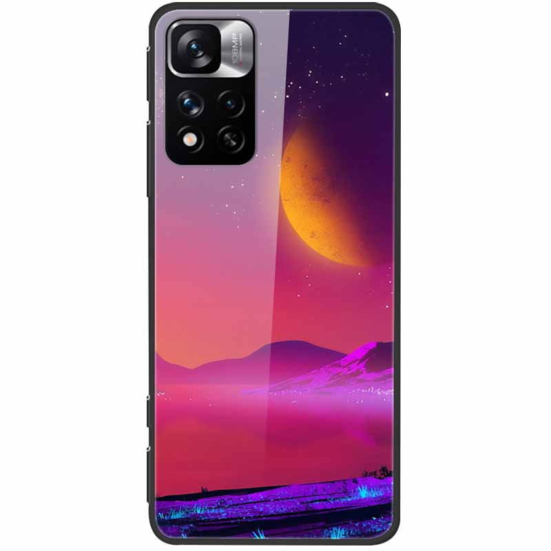 Tempered Glass Case For Xiaomi Redmi Note 11 Pro+ 5G Cover Hard Protective Funda for Redmi Note 11 Pro Plus 5G Soft Bumper 6.67