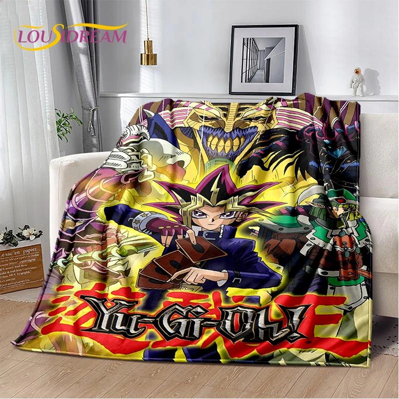 29 Style Yu-Gi-Oh Blue Eyes Dragon Monster Gold Card Cartoon Game Soft Blanket,Soft Throw Blanket for Home Bedroom Bed Sofa Gift