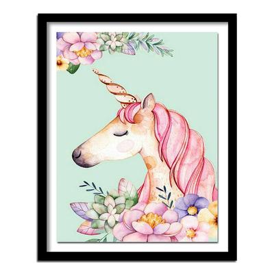 5d Diy Diamant Malerei Einhorn Kreuzstich Stickerei Kit Diamant Home Decor Wand Kunst Malerei