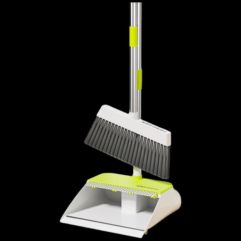 Meitianle Anti-Hair Wrap Broom & Dustpan Set