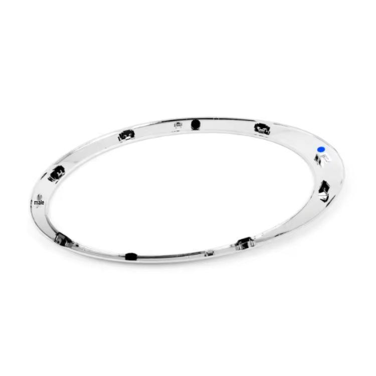 Chrome Headlight Trim Rings for Mini Cooper F54 (Part Numbers: 51137351371 & 51137351372)