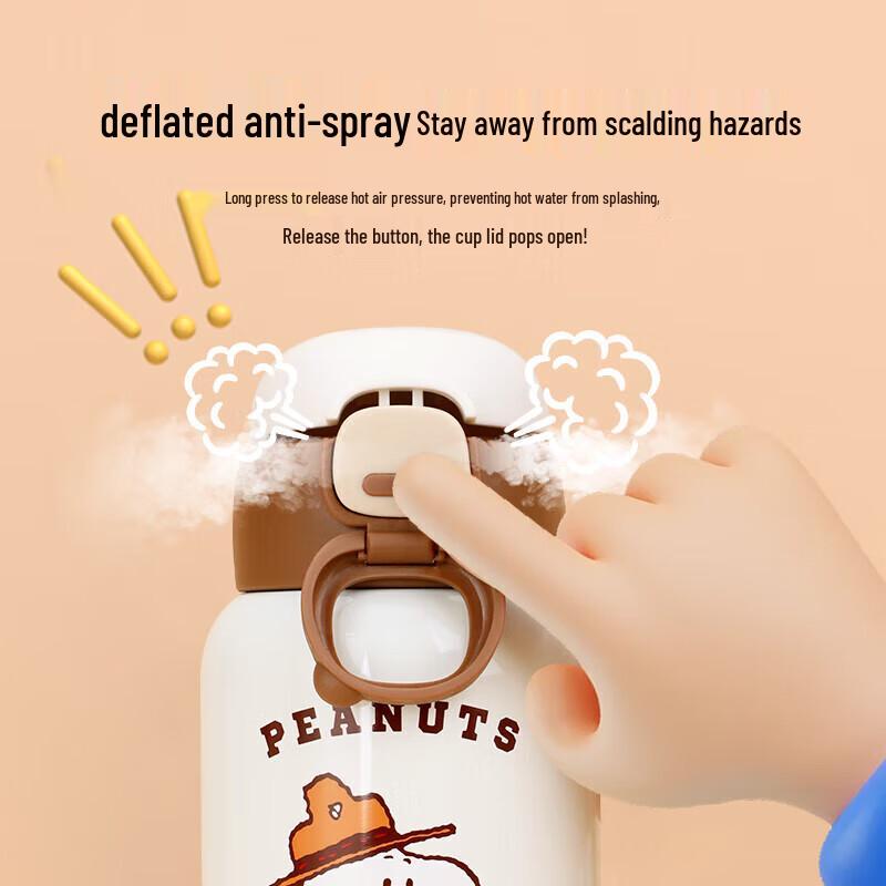 Snoopy Children's Insulated Water Bottle Gift Set