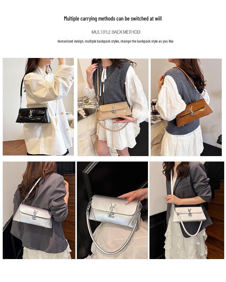 2025 Vielseitige Luxus-Baguette-Tasche: Hochwertige europäische & amerikanische Stil Schulter-/Crossbody-Tasche für Damen