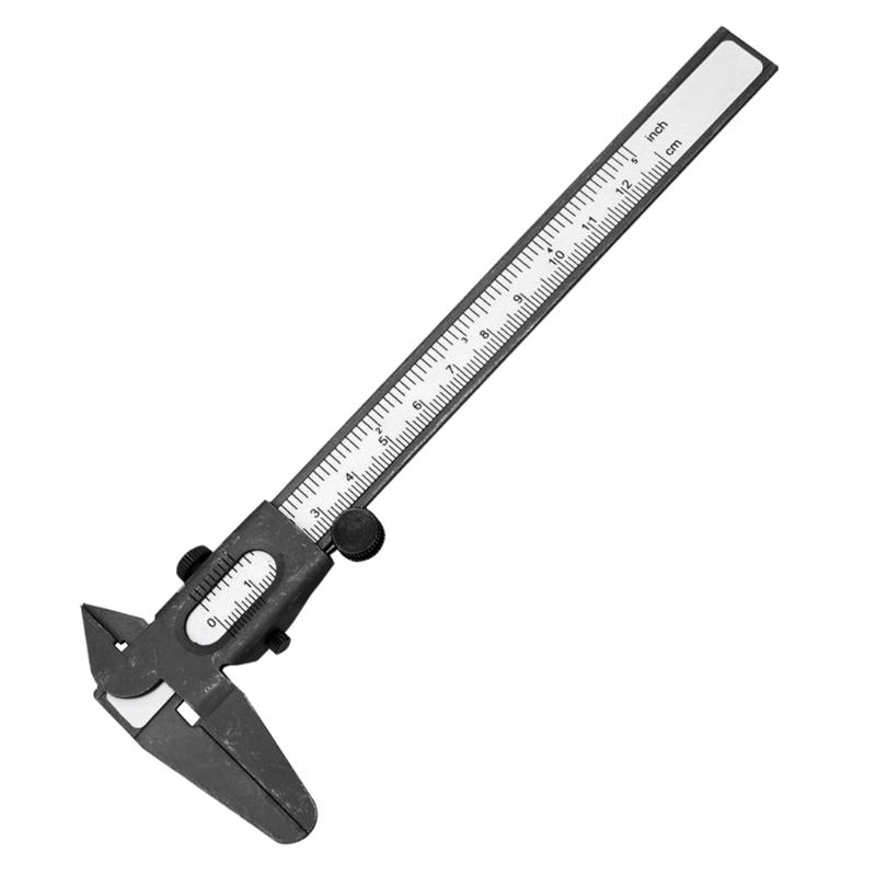 Professional Caliper Vernier Caliper Metal Rule with Clear Scale 0-5inch/120mm for Precisions Measurements Outside