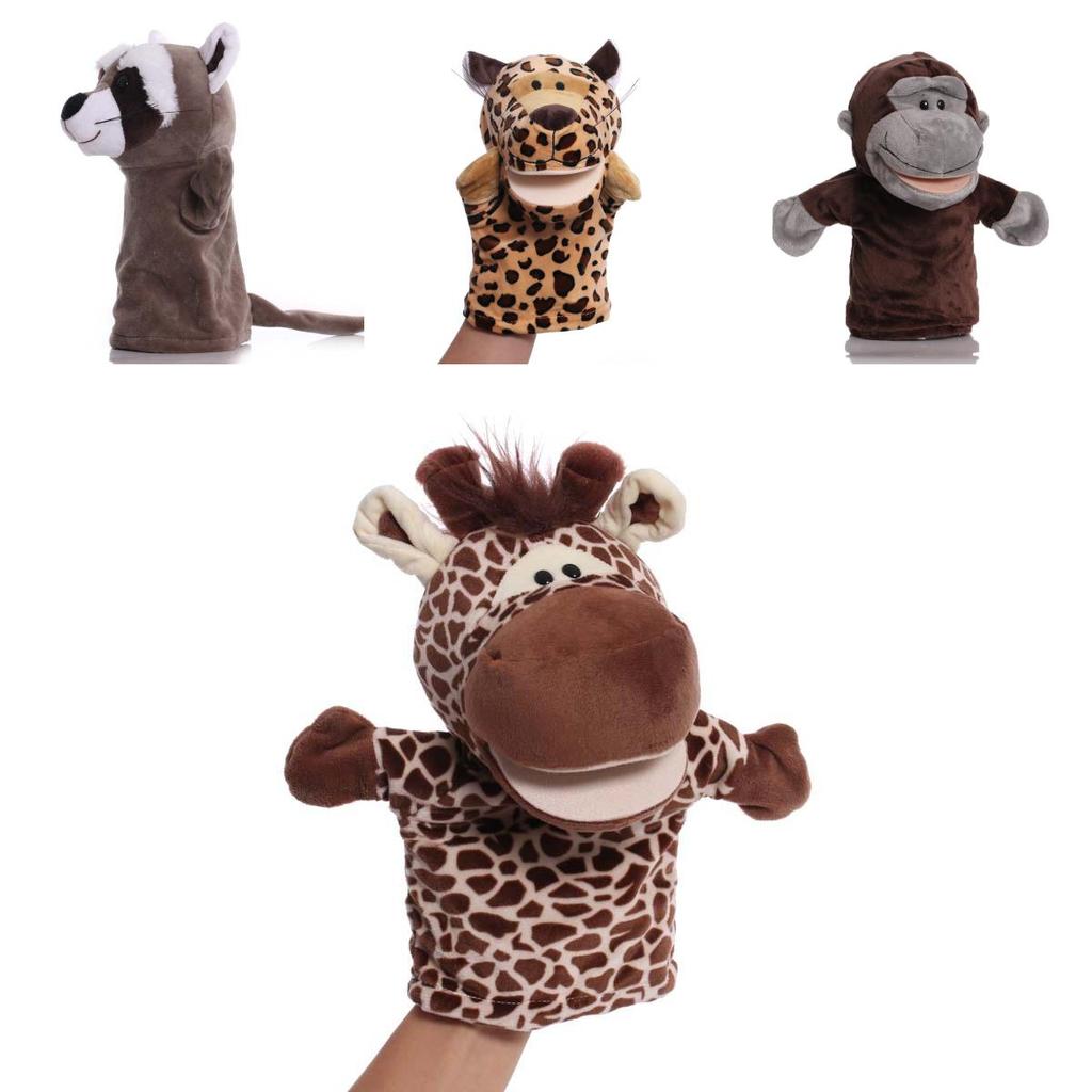 Pp Cotton Stuffed Plush Hand Puppet Toy Ideal For Pretend Play And Early Education 25cm Tall