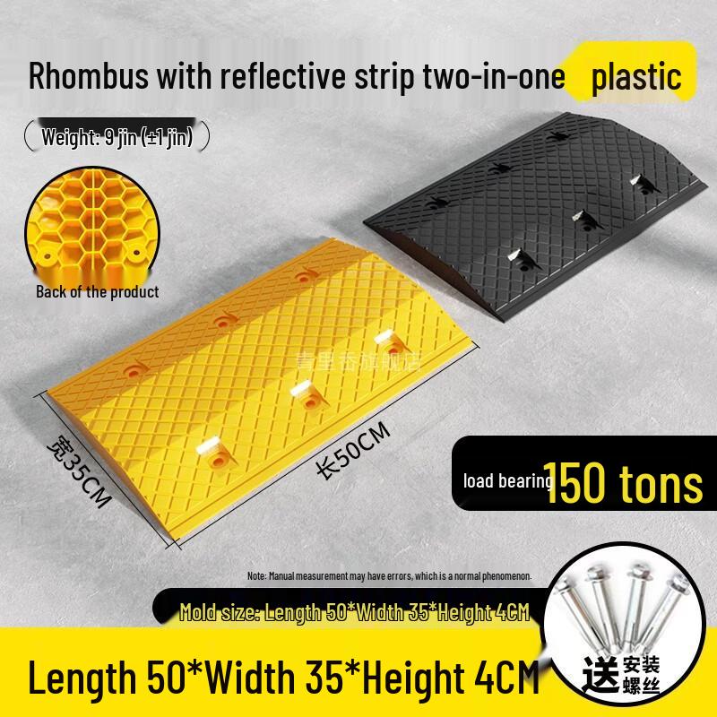 Brangdy Heavy-Duty Rubber Speed Bump