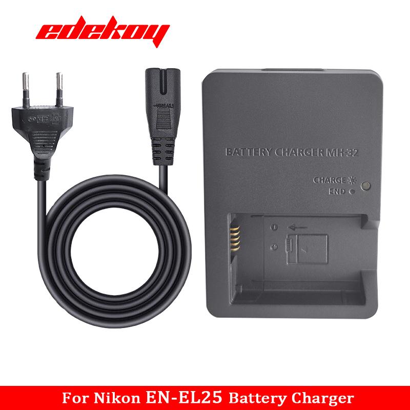 MH-32 MH32 Caricabatterie Fotocamera per Nikon EN-EL25 ENEL25 EL25 Batteria Per Nikon Z50 ZFC Z30 Z50II Fotocamera Mirrorless