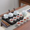 Chaxun Portable Mutton Fat Jade White Porcelain Tea Set