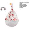baizihuahu Porch Goose Blood Clothes, Halloween Costume Set, Scary Decorative Outfit for Garden Yard Balcony Courtyard, Spooky Celebration Party