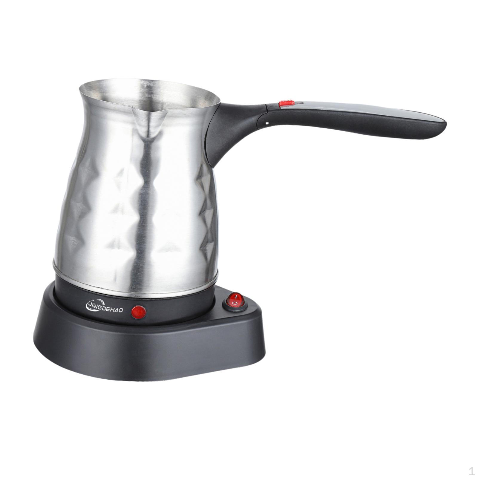 Электрический Кофеварка Чайник Нержавеющая Сталь 500мл Легко Чистить Чайник Чай с Ручкой Style B
