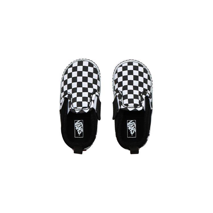 Vans Slip-On V Crib 'Checker - Black White' VN0A2XSLFB7