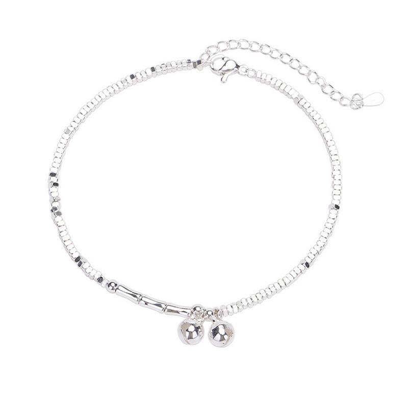 Irregular Broken Silver, A Few Taels of Bells, Anklets, Women's High Sense, Step By Step, Palace Bell Foot Chain