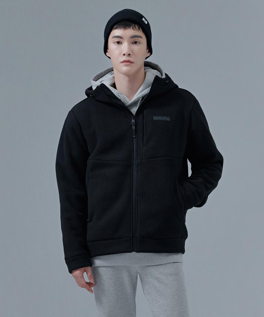 Chasecult Unisex Polar Fleece Boa Bonded Reißverschluss Hoodie-Cfzu4302D03
