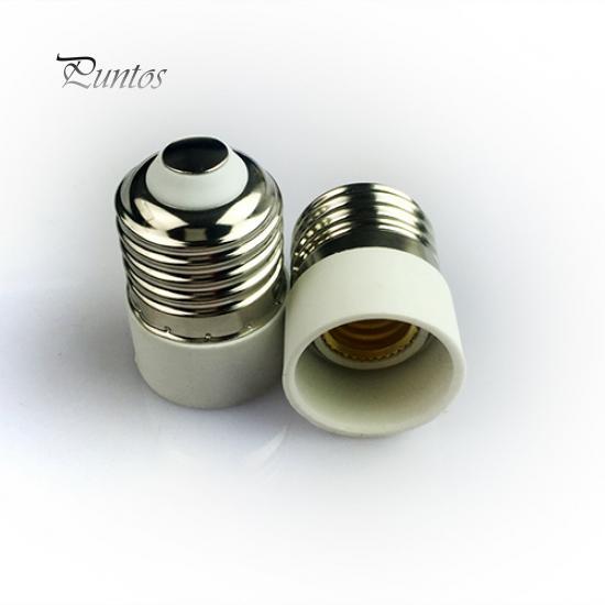1Pc E27 To E14 Base LED Light Lamp Bulb Holder Socket Screw Converter Adapter