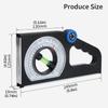 Präzisions-Neigungsmessgerät mit gut sichtbarer Markierung Neigungsmesswerkzeug für den Ingenieurbau W