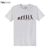 Fashion Evolution Baseball T Shirts Summer Style Unisex Short Sleeve Cotton T-shirt Funny Evolution Unisex Clothing Tees Top OT-076