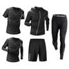 Men's Quick-Dry Sports Suit: High-Elastic Fitness Tights for Running, Training, Basketball, Cycling, Morning Jogging - Perfect for Spring & Autumn.