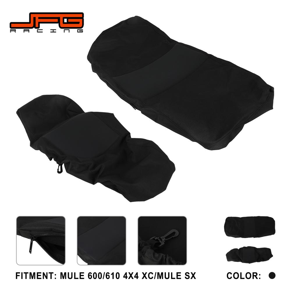 ATV Seat Cushion Covers Protector Breathable Anti-Slip Guard For KAWASAKI MULE 600 610 4X4 XC MULE SX Motorcycles Accessories China Mainland