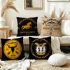 Y-Yellowstone D-Dutton Ranch Personalized picture text home decorative pillows Household Gifts 45x45cm