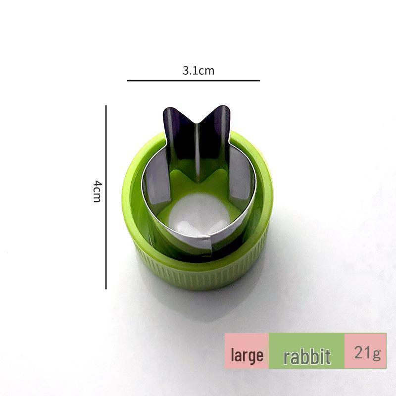 Stainless Steel Farfalle, Vegetable, Fruit, and Sausage Cutter & Cookie Wonton Stamp for Baby Food