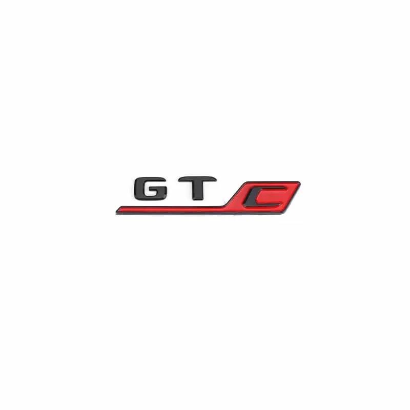 3D ABS GTR GTS GTC Logo Letter Rear Trunk Decal Emblem Badge Sticker For GT R S C GT43 GT63 C190  Car Accessories