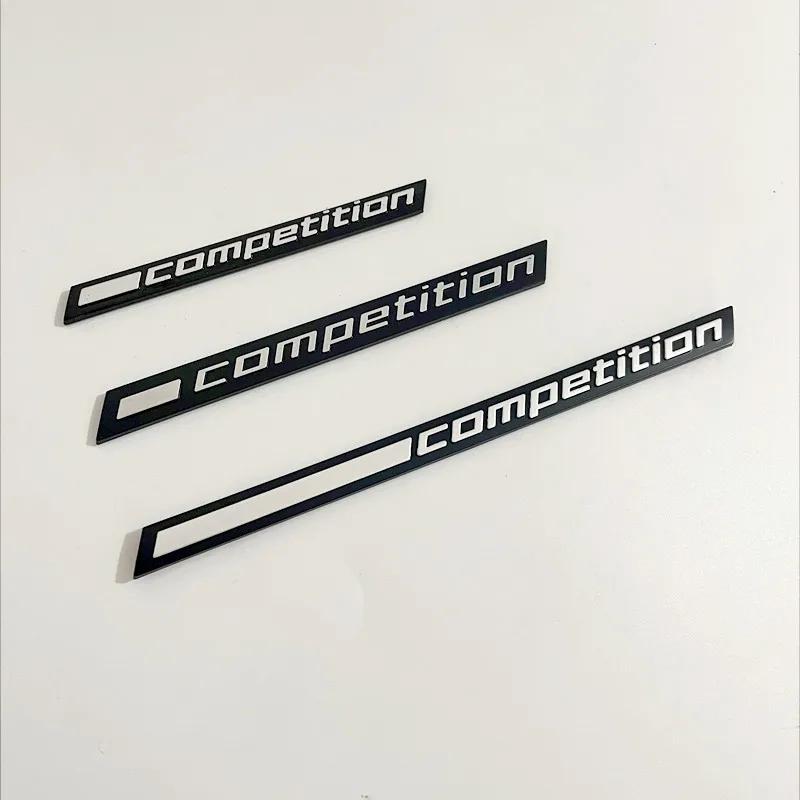 New 3D ABS Black Competition Logo Rear Boot Trunk Emblem Badge Sticker Decals For BMW M1 M3 M4 M5 M6 X1M X3M X4M X5M X6M BB7