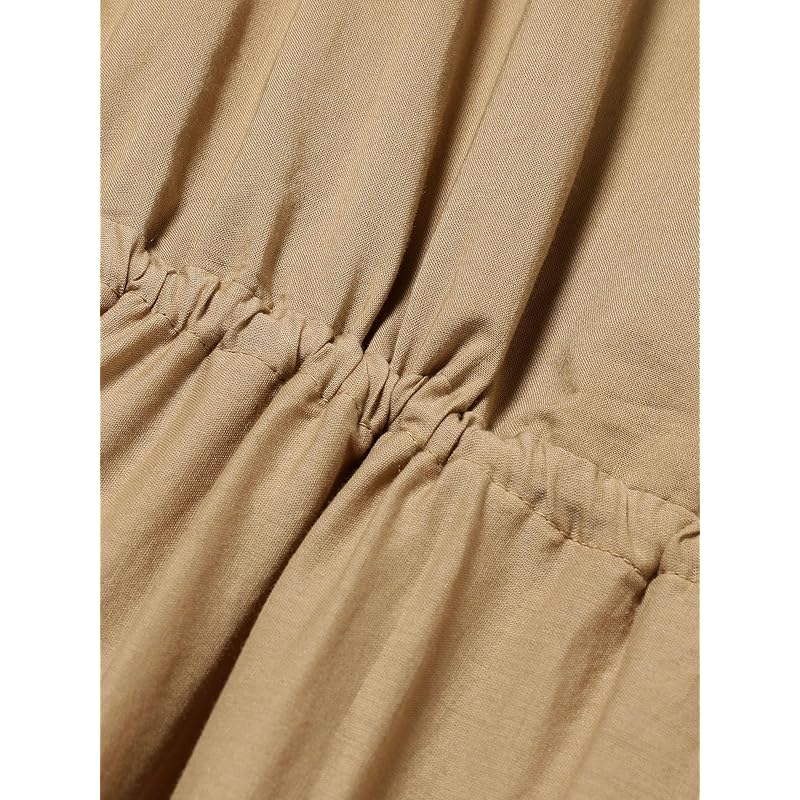 [Beaming Life Store by BEAMS] One Piece B:MING BEAMS Tiered Sleeveless Maxi Ladies BEIGE S