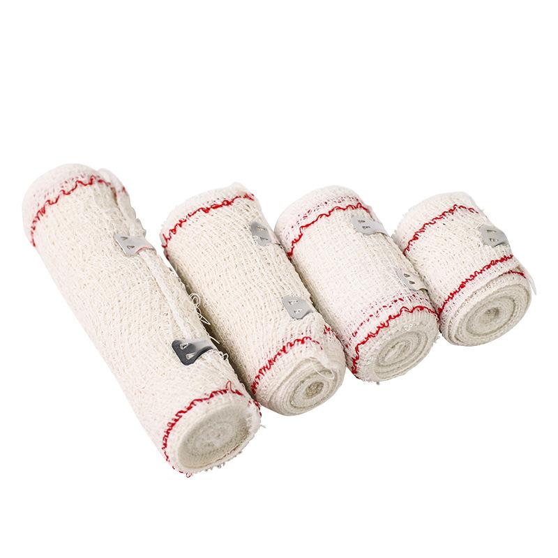 Elastische Binde Dehnbare Gaze für Wundverband Outdoor-Notfallversorgung Übung Knieschutz Sporttape