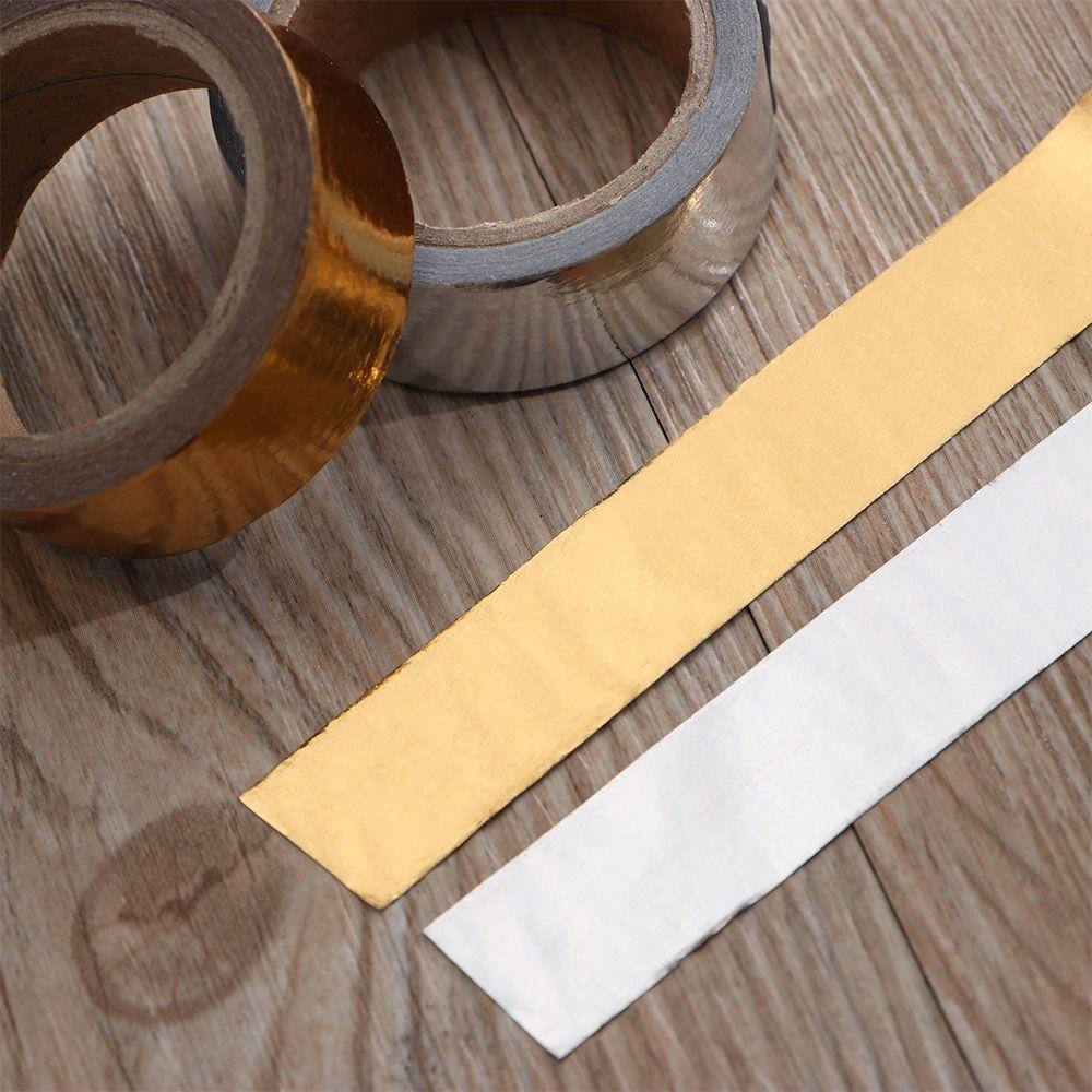 Photo Album Decor Sticker Solid Color Stationery Decor Tape Scrapbooking Sticky Paper Hot Stamping