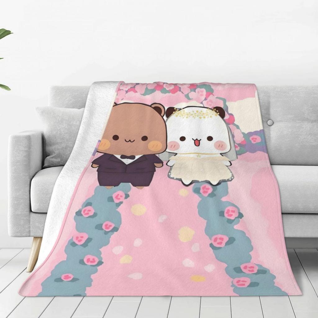 Custom Cute Dudu Blankets Warm Flannel Throw Blanket For Bedding Couch Quilt