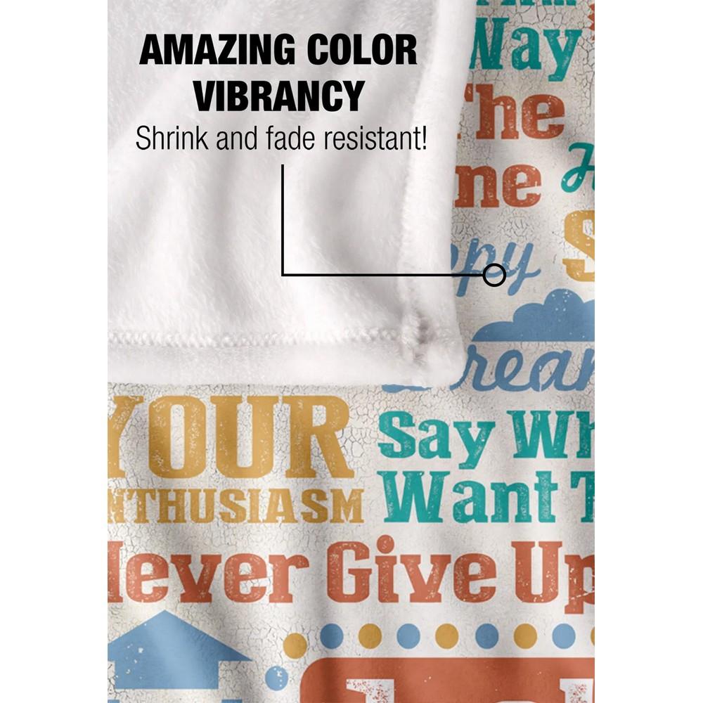 Retrorocket Studio Just Be Awesome Seidige Supersofte Decke