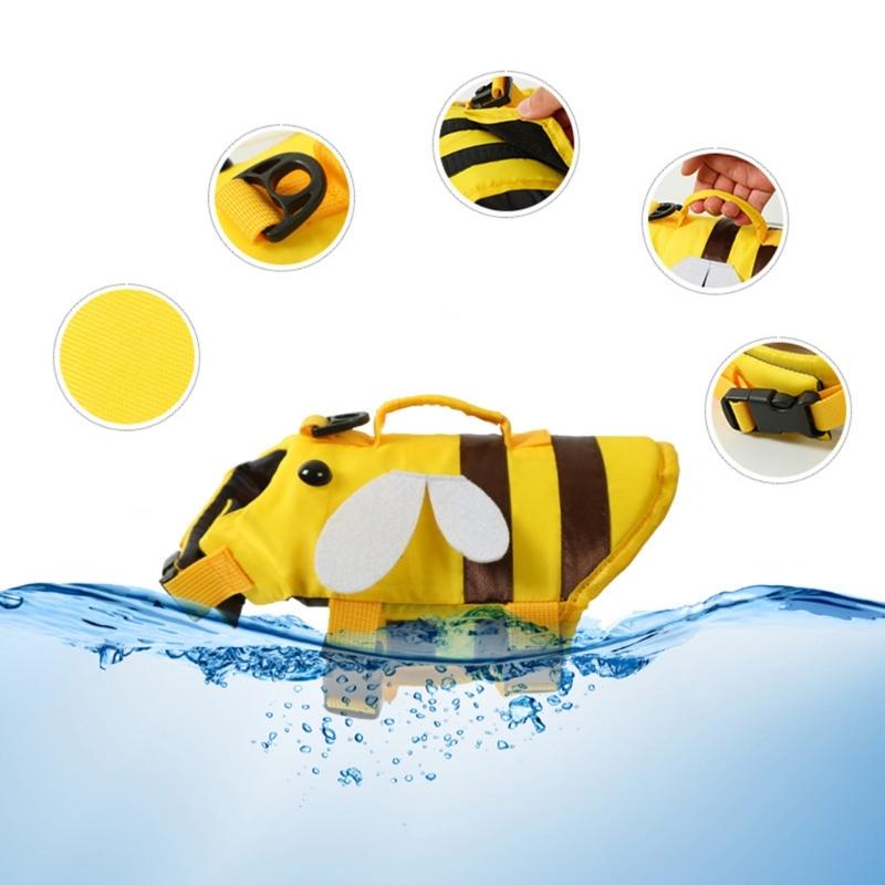 Dog Pool Cloth Preservers Vests Dogs Pool Vests Belt with Handle for Pool Dog Beach Clothes Lightweights