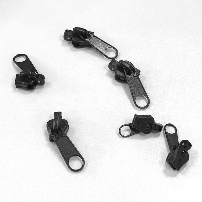INF Universal Zipper Slider, Pack of 6 The Black