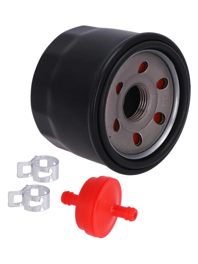 Engine Maintenance Filter Kit Oil Filter Contaminant Filtration Durability Engine Protection Lawn Mower Accessory