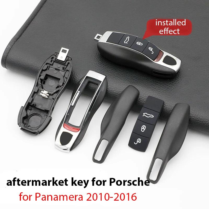 Car Key Case Housing Replacement Remote Key Repair Accessories For Porsche Cayenne Macan Boxter 718 Panamera 911