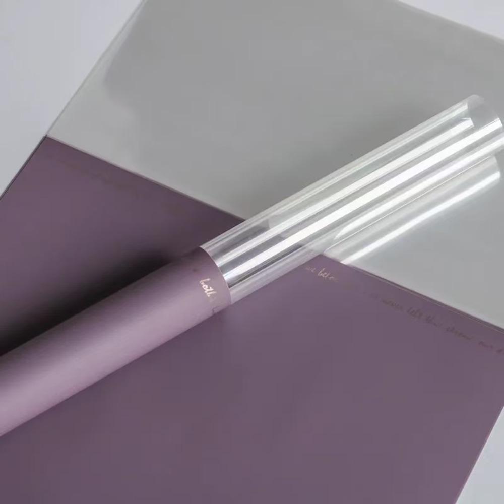 20 Pieces Romantic Single Flower Wrapping Bags Waterproof Bouquet Packaging Bag Graduation Party