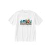 Uniqlo T-shirt Unisex Manica Corta con Stampa Grafica Personaggi Dragon Ball Collaborazione SS23 Top Bianchi 463102-00