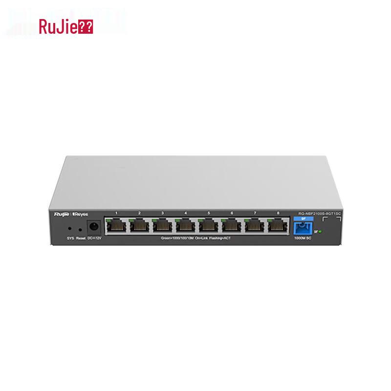

Ruijie RG-NBF2100S 8-Port Gigabit Layer 2 Optical Access Switch