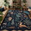 American Forest Stain-Resistant Sofa Rug – Easy-Clean Living Room, Bedroom, or Bedside Carpet Decoration Blanket