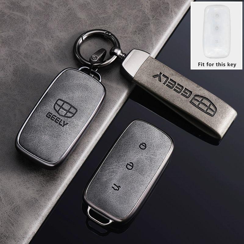For Geely Galaxy EX5 E5 L6 L7 EMI NO.1 Proton E.MAS 7 5 E8 Starry 8 Cityray Keychain Cover Case Shell Key Fob Car Accessories