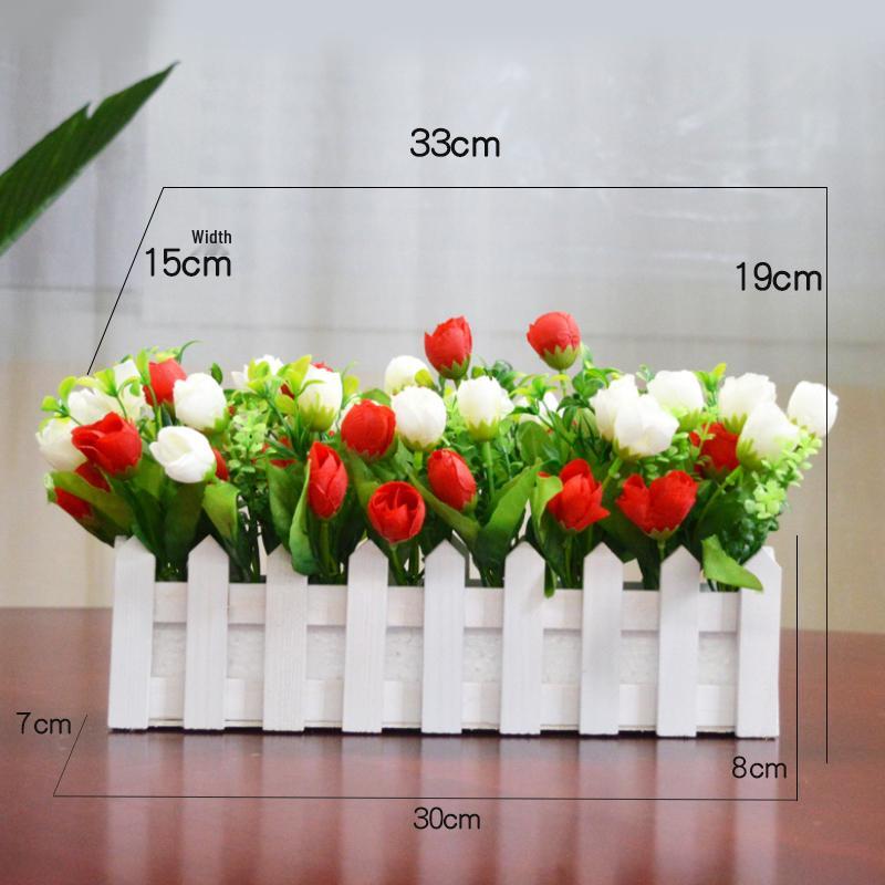 Arrangement de Pothos, Herbe Artificielle et Fleurs en Soie pour la Décoration de la Maison