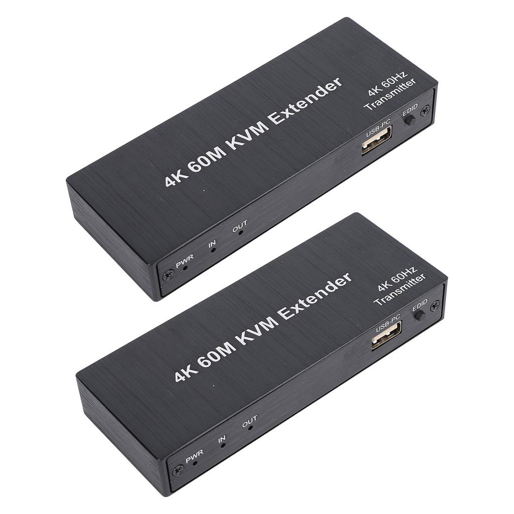 60m HD Multimedia Interface KVM USB Extender Überträgt 4K@60Hz HD-Video über Cat5e 6 7 Kabel