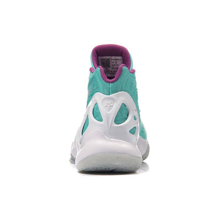 Li Ning SONIC 5 Comfortable Cushioning Slip Resistant Mid top Basketball Shoes Men's Fluorescent Light Green ABAM019-1