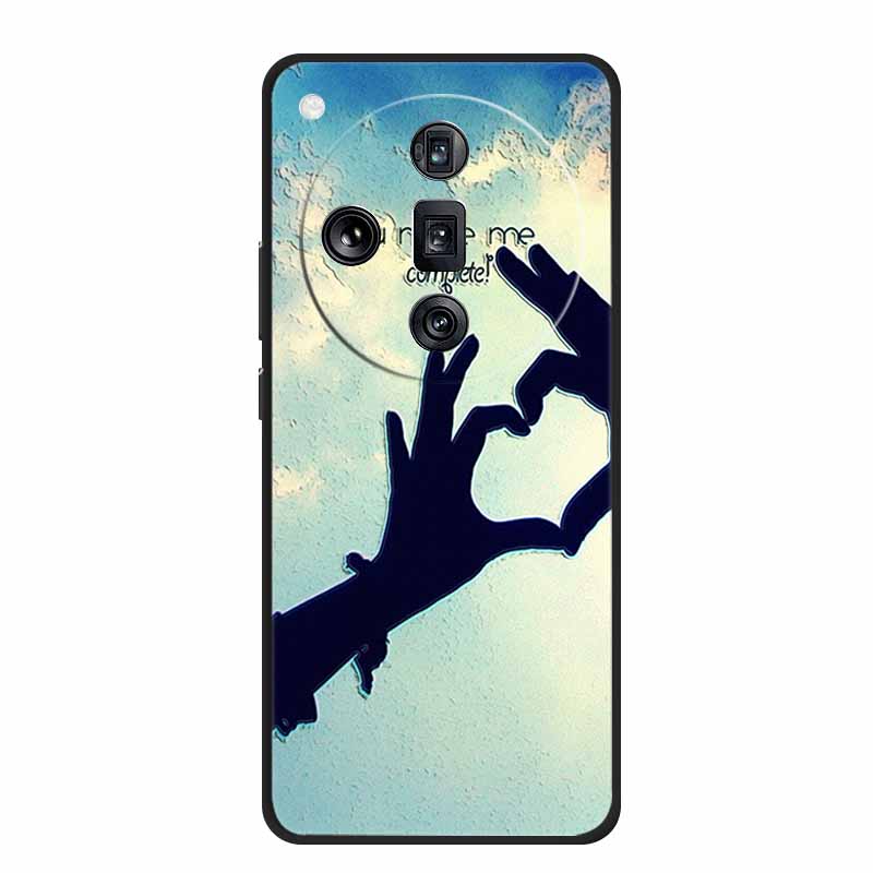 3D Emboss Case For OPPO Find X7 Ultra Phone Case Relief Black Silicone Soft Back Cover Coque For OPPO Find X7 Ultra Cases Fundas