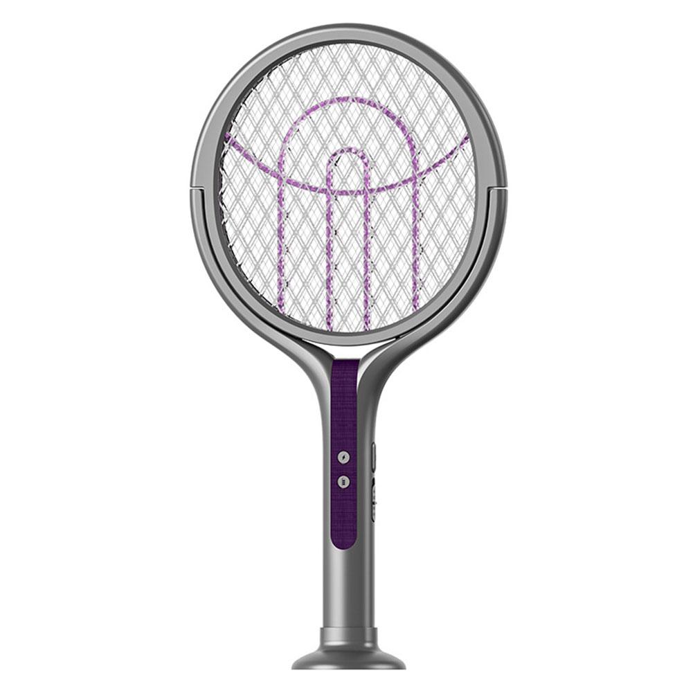 2-In-1 Mosquito Killer Lamp Multi Functional Retractable Mosquito Swatter Rechargeable Electric Fly Swatter Mosquitoes Trap Lamp