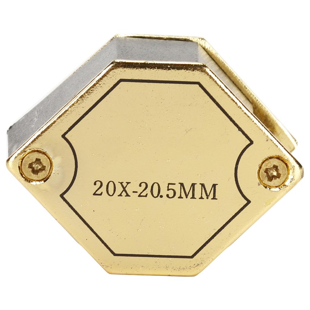 Foldng 20X Magnifier Handheld Magnifying Glasses for Jewelry Antique Watch Repairing