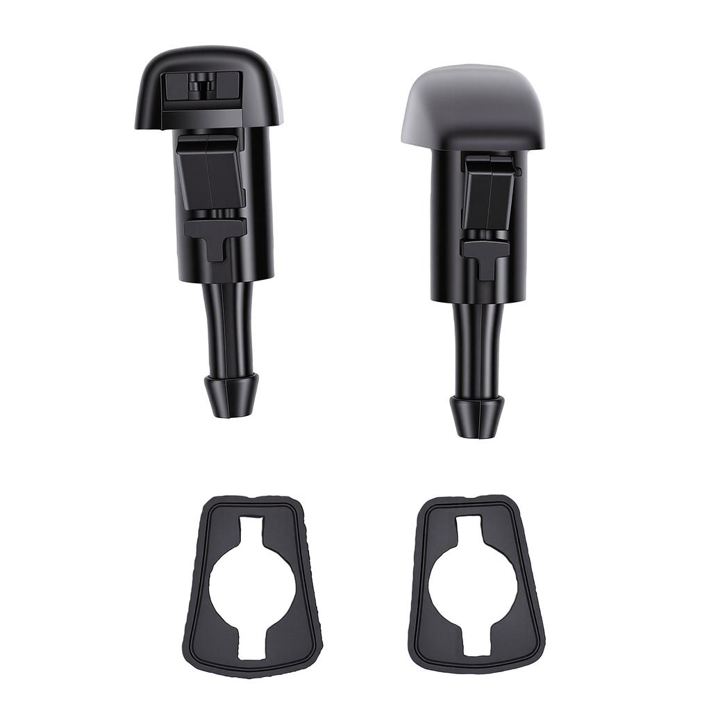 Windshield Washer Nozzle Kit Replacement For RAM 1500 2500 3500 PICKUP 5160308AA Windshield Wiper Jet Washer Nozzle