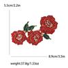 Fashion Accessories, Creative Rhinestone Flower Brooch, Versatile Temperament Celebrity Clothing Collar Accessories