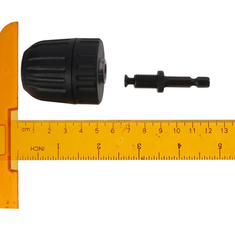 Hex Shank Keyless Drill 1/4-Inch Chuck Capacity Adapter  Impact Drill Tool