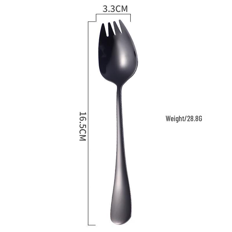 ZISIZ 304 Edelstahl Dessertlöffel- und Gabelset